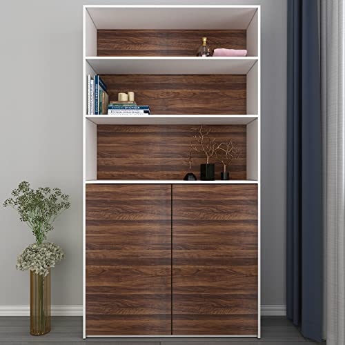 Decotalk Wood Contact Paper Wood Grain Contact Paper for Countertops Walnut Wood Countertop Vinyl Wrap Peel and Stick Wallpaper Dark Brown Wood Self Adhesive Contact Papers for Cabinets 12x120 inch - Image 3