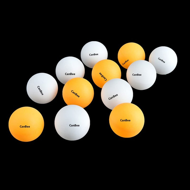 Canbee Table Tennis Ball Pack of 12 Loose Beginner 40mm Ping pog TT Ball (White) - Image 1