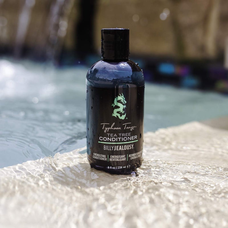 Billy Jealousy Typhoon Tango Tea Tree Conditioner for Men with Peppermint & Rosemary, Helps Prevents Flakes, Breakage & Split Ends, and Soothes Scalp Itch & Irritation, 8 Fl Oz - Image 2