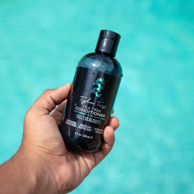 Billy Jealousy Typhoon Tango Tea Tree Conditioner for Men with Peppermint & Rosemary, Helps Prevents Flakes, Breakage & Split Ends, and Soothes Scalp Itch & Irritation, 8 Fl Oz - Image 4