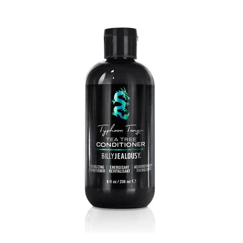 Billy Jealousy Typhoon Tango Tea Tree Conditioner for Men with Peppermint & Rosemary, Helps Prevents Flakes, Breakage & Split Ends, and Soothes Scalp Itch & Irritation, 8 Fl Oz - Image 1