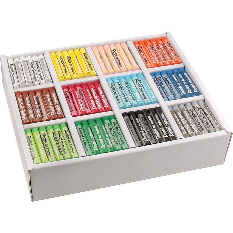 Pentel Arts Oil Pastels, 432 Piece Classroom Size Pack (PHN-12CP) - Image 5