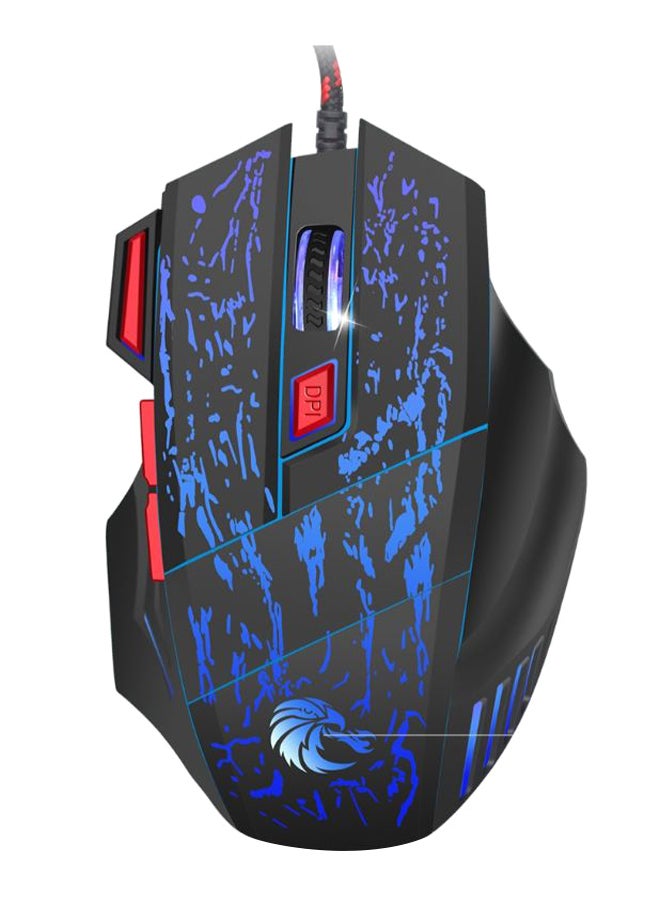 Crack luminous Gaming Mouse Black/Blue