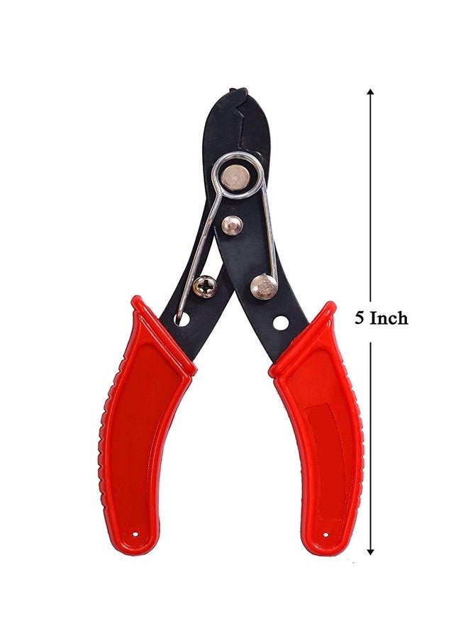 Wroughton Dish Cable TV Compression Crimping Tool for RG6 5C RG59 4C With 5 Inch Wire Cutter - Image 2