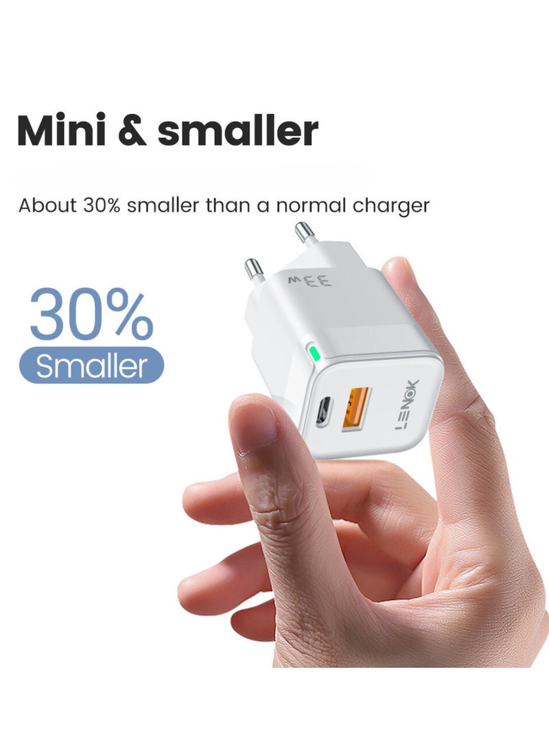 33W USB C Wall Charger GaN PD/QC PPS Super Fast Charging Power Adapter for iPhone 14/13/12, Samsung S22/S21/S20, Pixel 7/6, iPad Pro/Air - pzsku/Z93C31765AEBEE19F01D2Z/45/_/1707825241/ba241746-f03e-49c2-97a4-c0f9ff48c8a7