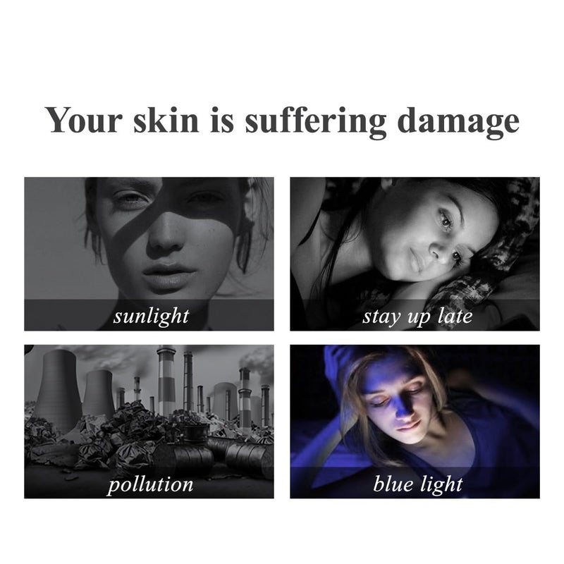 HKH Triple Vitamin C Dark Spots Correction Capsules Serum For FaceCamellia VE AntiAging Essence For Women To Tighten Sagging Skin And Reduce Fine Lines Niacinamide serum For Women - Image 4