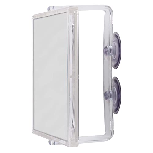 Zadro 2X Mag Z Fogless Swivel Shower Mirror with Dual Suction Cup, 6-Inch,Clear Acrylic,7" x 5.75" / 2X,ZM05 - Image 5