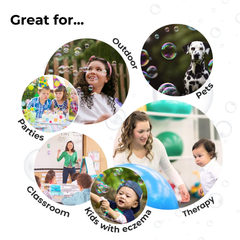 Spike Innobaby Spike Bubble Blower with Mess Free Botanical Bubbles and Dipping Tray - Pink Color - Magic Wand Blows Oodles of Bubbles Without The Mess - Recommended for Speech, Visual & Motor Development - Image 5