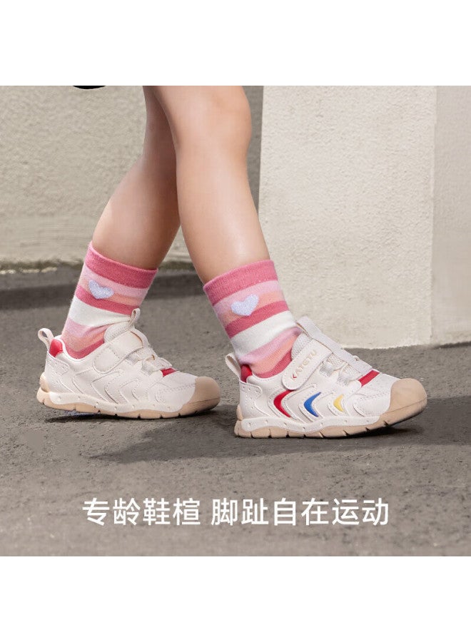 Crtartu Toddler Shoes For Girls Autumn Soft Bottom Anti-slip Breathable Baby Infant Kindergarten White Shoes X4ce024 - Image 4