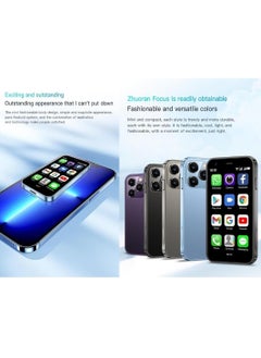 SOYES XS15 Pro Super Mini Mobile Phone Android Quad Core Titanium Silver, Mobile Mini Smartphone Ultra Small Pocket Student Children Men and Women  - Image 4