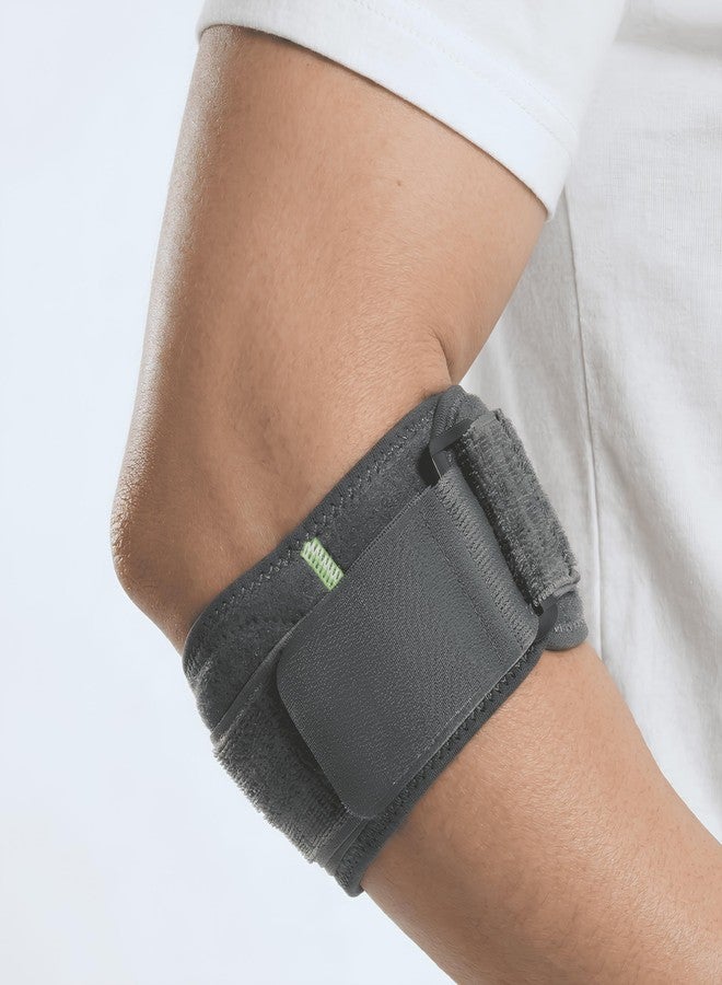 Cetaplast Tennis Elbow Support Brace | Adjustable Compression Strap for Elbow Pain, Tendonitis, Gym & Sports Use (Grey) - Image 1