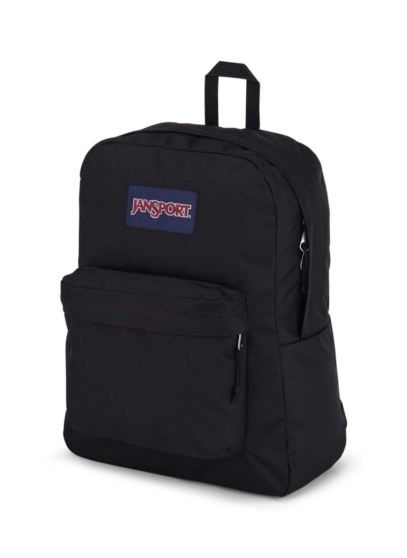 JANSPORT - SuperBreak One Backpack With Padded Shoulders, Water Bottle Pocket, 26L, 0.35 kg - Happy Black - Image 1