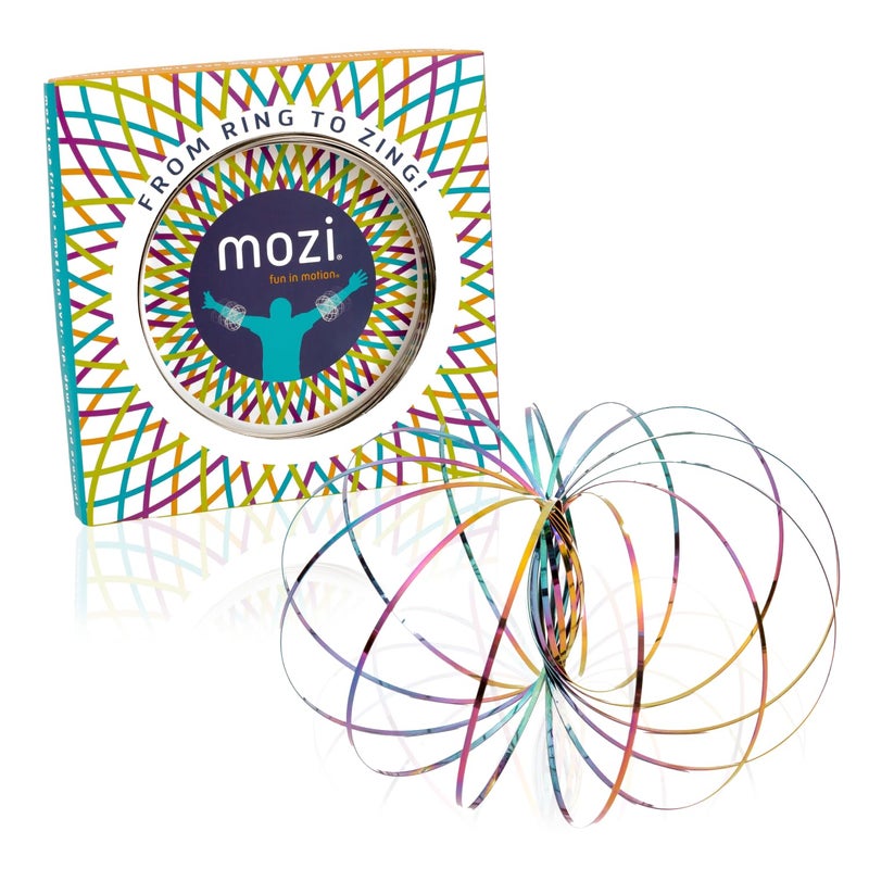 Mozi Geometric Magic Flow Bracelet Easy to Use 3D Bracelet Spiral Toy Spinning Bracelet Spiral for Children and Adults Iridescent - Image 4