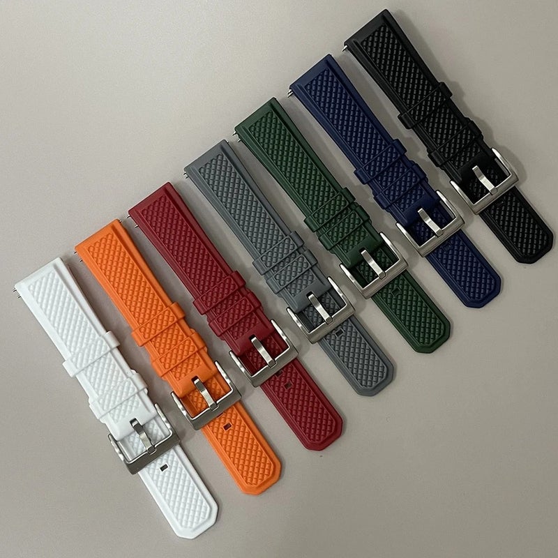 Bluejw Quick Release TPSIV Rubber Watch Strap 20mm 22mm – Replace the Watch Strap for Men Women Diver Watches - Image 3