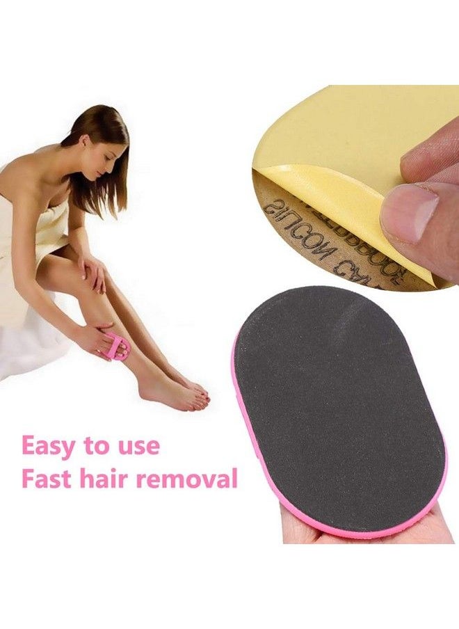 yuyte - Hair Remover Buffer Pads Hair Removal Exfoliating Pad Smooth Legs Skin Painless Scrub Depilatory Sanding Tool Set Smooth Away Replacement Pads For Body Physical Hair Removal Tool - Image 1