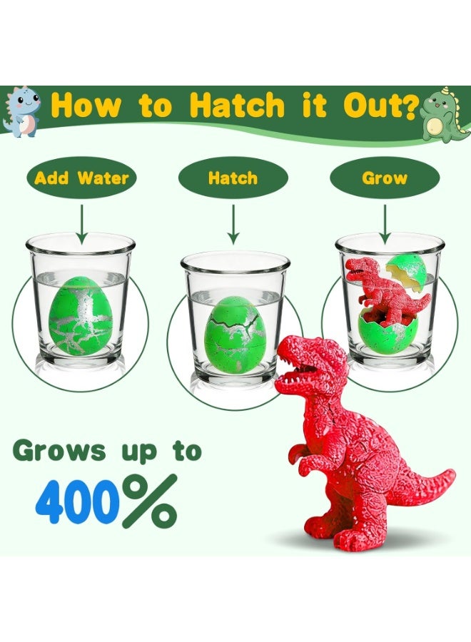 Magic Growing Dinosaur Egg Toy with Water | Hatching Inflatable Surprise Dinosaur Kids Gift Multi Color Educational Fun - Image 4