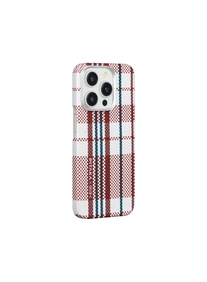 بيتاكا آيفون 15 برو جراب فائق النحافة أحمر