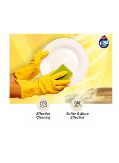 FEBA FEBA Dishwashing Liquid - Lemon - Extra Strength Grease-Cutting Dish Soap - 4KG - Kitchen Cleaner for Dishes, Cookware & Glassware  - Image 4