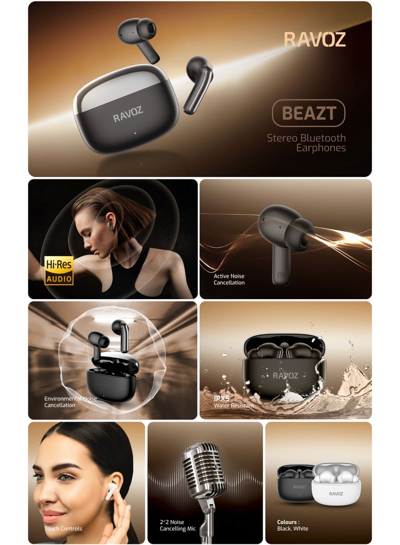 Ravoz Beazt TWS Earbuds with ANC and Touch Controls - Image 2