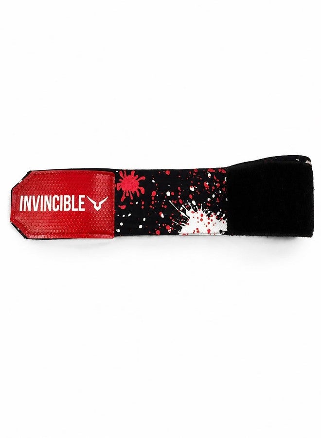 Invincible Elite Hand Wraps Splatter Print for Boxing, MMA, Muay Thai & Kickboxing (Splatter Black, 4.5 Mtr) - Image 4