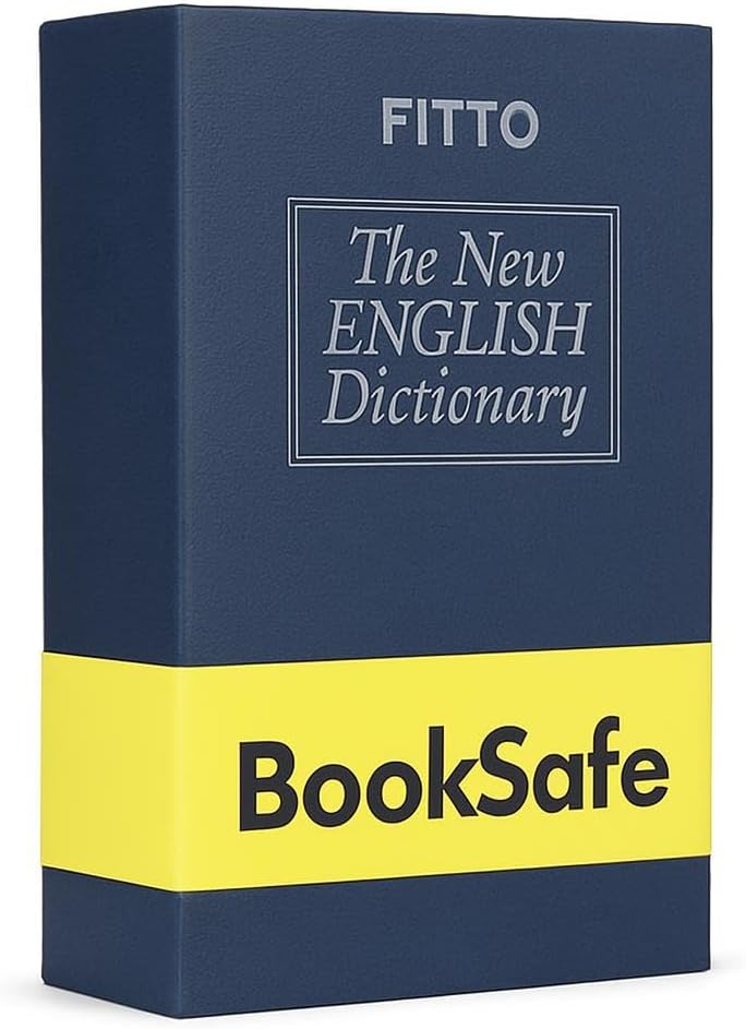 Fitto Blue Deposit Box 8x4.5x11.5cm Secure Organizer - Image 1