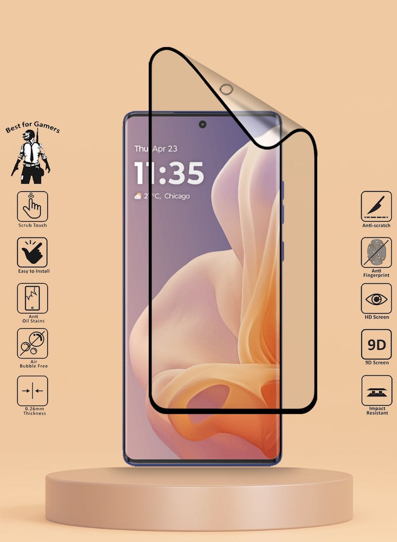 Techie 2 Pack Motorola Moto G85 / Moto Edge 50 Pro / Moto Edge 50 Fusion Matte Ceramic Screen Protector Film Anti Fingerprint Bubble Free Easy Installation - Image 2