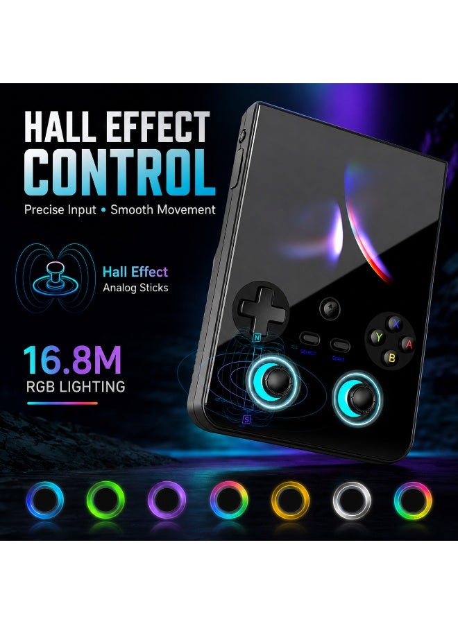 ANBERNIC RG477V Handheld Game Console, 4.7-Inch 120Hz IPS Touchscreen, Dimensity 8300, 8GB RAM 128GB, Android 14, Hall Joysticks, Wi-Fi 6, Bluetooth 5.4, Black - Image 4