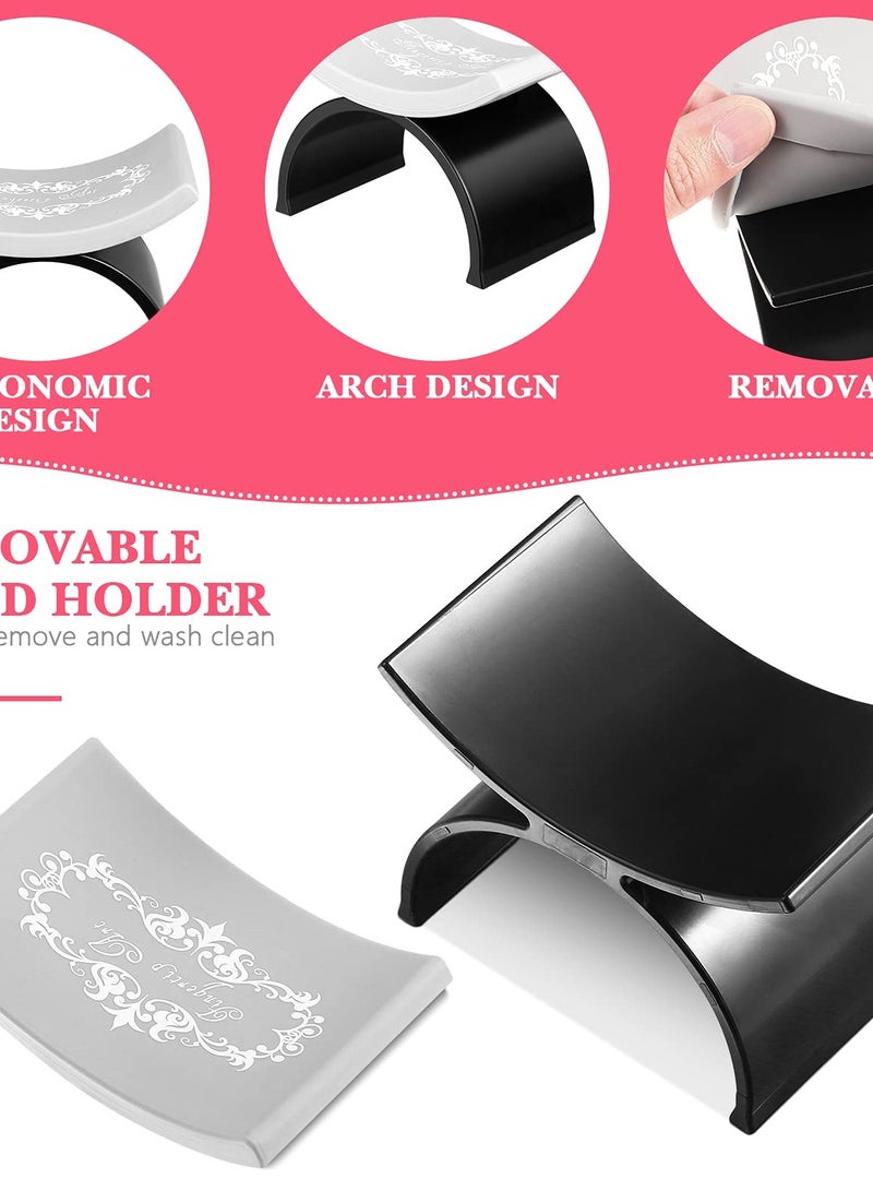 U-Shaped Silicone Nail Art Hand Pillow - Nail Arm Rest Cushion for Manicure, Comfortable Wrist Support Pad for Nail Art and Beauty Treatments. - Image 3