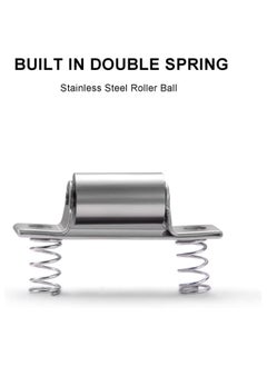 SYOSI Concealed Stainless Steel Door Roller Catches, Size 20mm for Cabinet, Kitchen, Bathroom, Bedroom, Cupboards, Wardrobes, Latches Locks Stopper, 2 Pieces  - Image 5