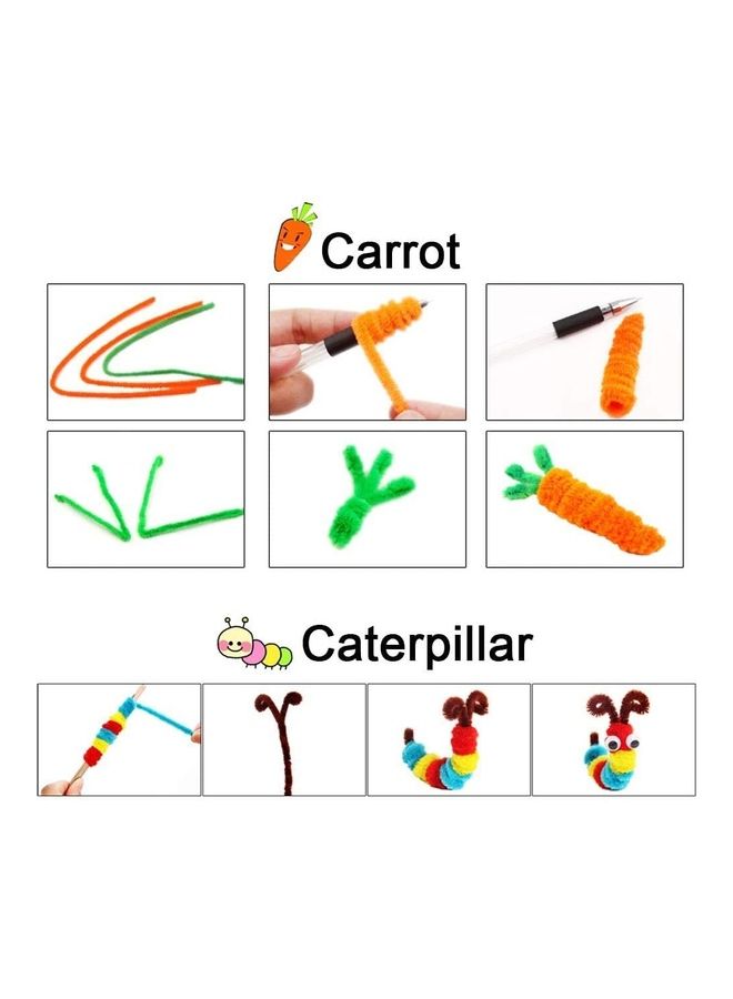 NIBEMINENT DIY Pipe Cleaner Craft Set - Image 4