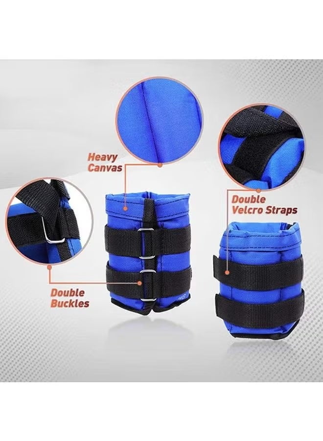 Arabest 6KG/Pair Adjustable Ankle Weights for Women and Men,A Two-Piece Sand Weight Bag For The Arms And Feet, Modularized Leg Weight Straps for Yoga, Walking, Running, Aerobics, Gym - Image 4