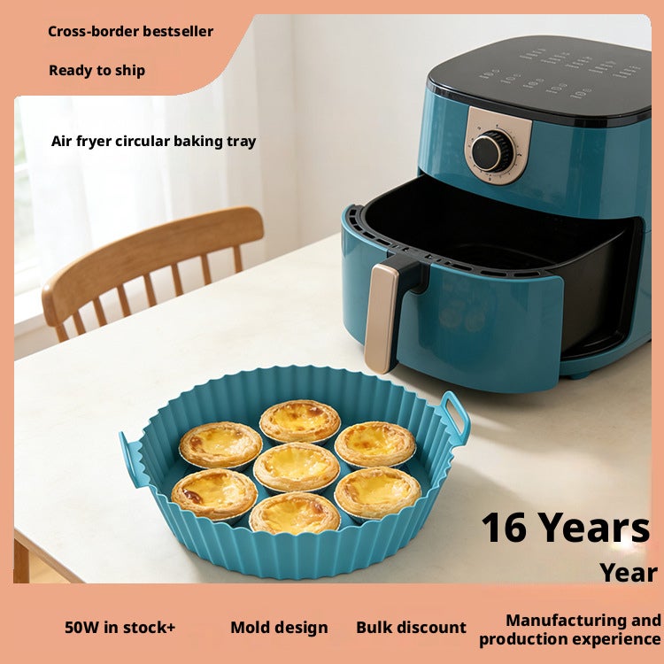 Round Silicone Air Fryer Liners - Image 1