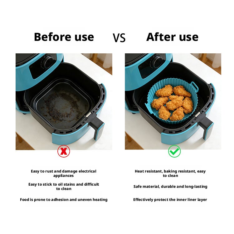 Round Silicone Air Fryer Liners - Image 2