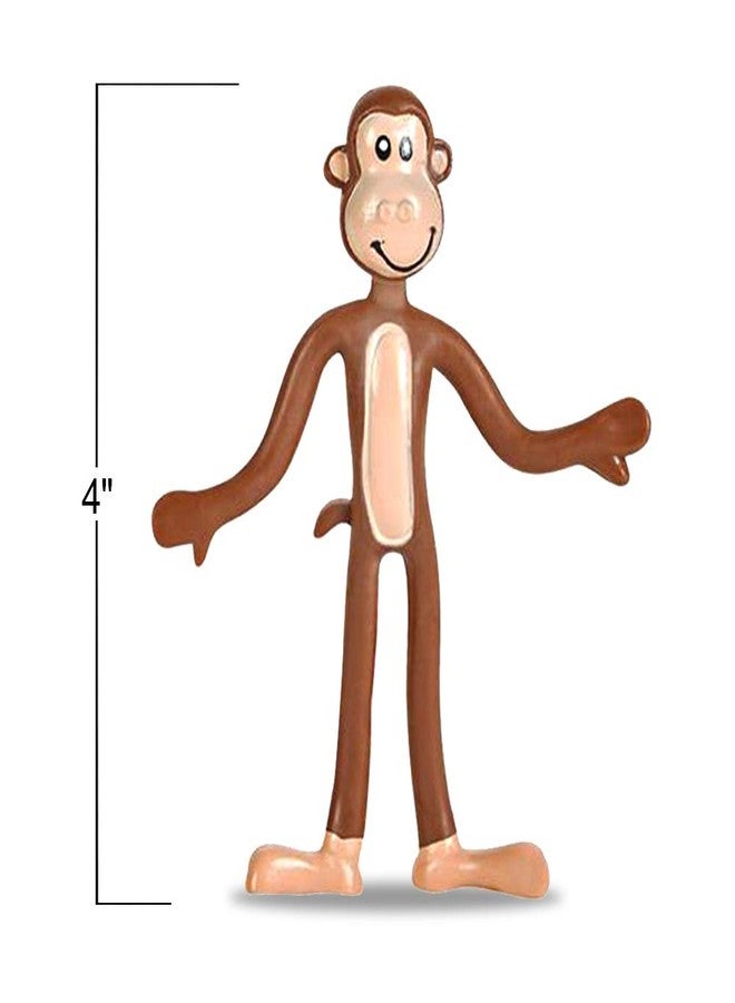 ArtCreativity Bendable Animal Figures - Set of 12 Flexible Zoo Toys, Fun Fidget Stress Relief for Kids, Animal Party Favors, Goody Bag Stuffers, and Piñata Fillers - Image 3