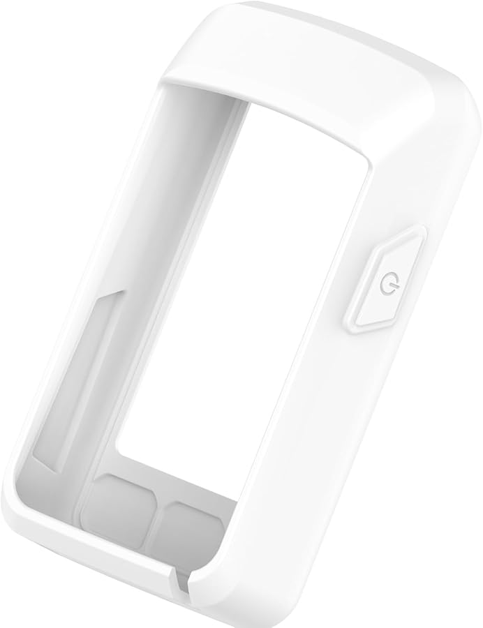 White Silicone Case With Antislip Grip For Wahoo ELEMNT 3 Bike Computer Full Protection - Image 2