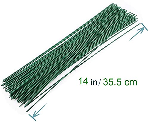 OM KRAFT Japanese Floral Green Wire 16 Gauge Pack of 25 Wires for Sugar Craft Cake Decorations Floral Arrangements Flower Making and Baking Tools - Image 4