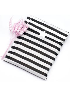 Patterned paper bag, white-black Striped (18x30 - 10 pieces) - pzsku/Z93C51341BC99B23A63CFZ/45/_/1728061803/0927a4cc-3a5e-424b-b75d-e5e7ca7f1b40