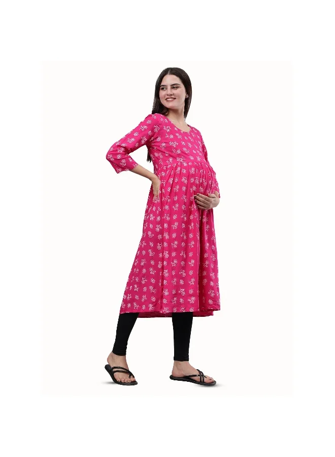 CEE 18 Women's Maternity Feeding Kurti with Zippers