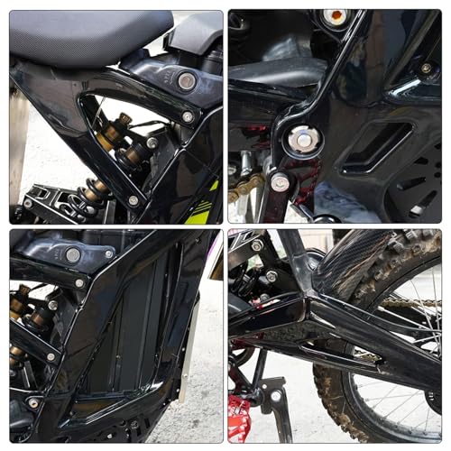 URLWALL Body Frame Protective Cover Fit For Sur-Ron Light Bee X, Body Frame Protector Guard Sticker, E-Bike Accessoires for Sur-Ron (Black) - Image 5