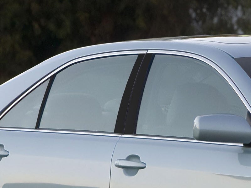 Rvinyl Pillar Post Window Trim Compatible with Toyota Camry 20022006 Matte Black