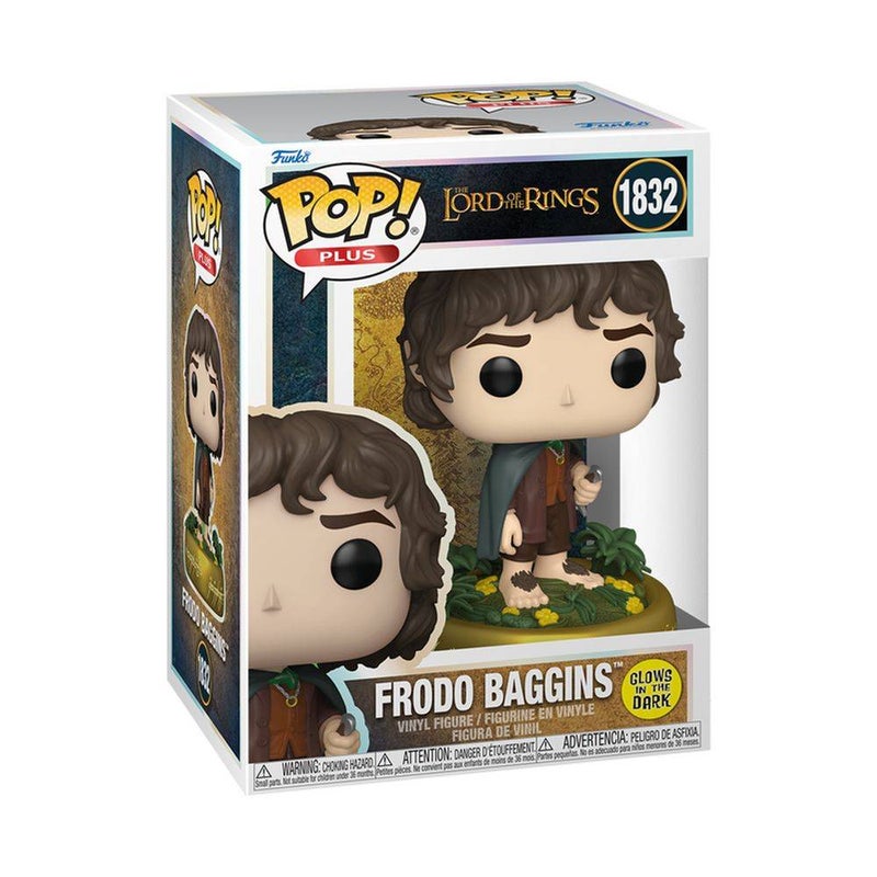 Funko POP! Plus The Lord of the Rings Frodo Baggins (Glow-in-the-Dark) Vinyl Figure (11.4 cm) - Image 1