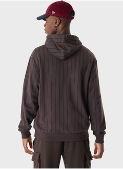 NEW ERA Pinstripe Oversized Hoodie  - Image 3