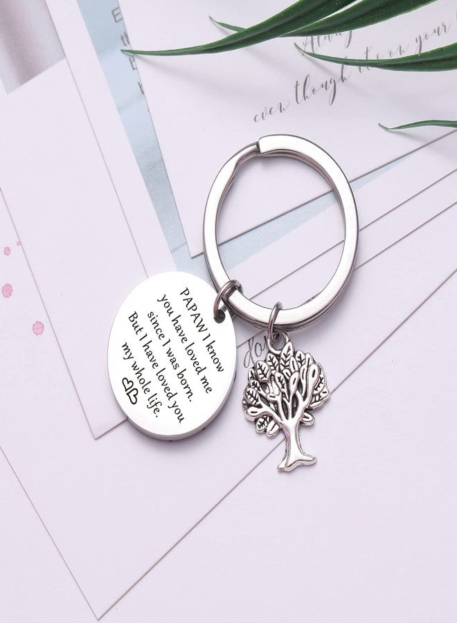 NOTHERS RSZOTW Papaw Grandpa Gifts Father's Day Keychain Great Grandfather Gift Grandpa Appreciation Jewelry Grandpa Christmas Jewelry Papaw Keychain - Image 5