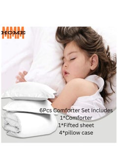 MMM HOME Embroidered 6pcs King size High Cotton Hotel Master Quality Microfiber Bedding Set Comforter/Bedsheet/Pillow covers set - pzsku/Z93C55BEA98B063019AADZ/45/_/1731688691/250f5e77-5db8-4039-838f-840246c5505c