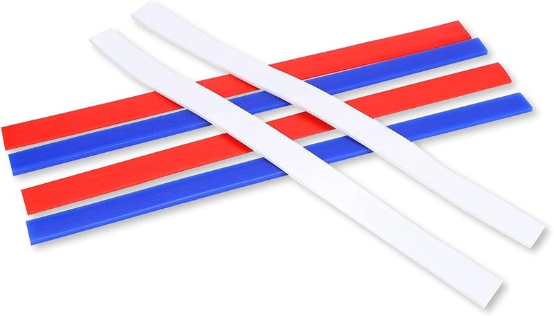 comfrt Measuring Dough Strips, 15in 3-Thick Non Stick Silicone Baking Ruler Rolling Pin Guides for Noodles Fondant Biscuits Pies Baking - Image 1