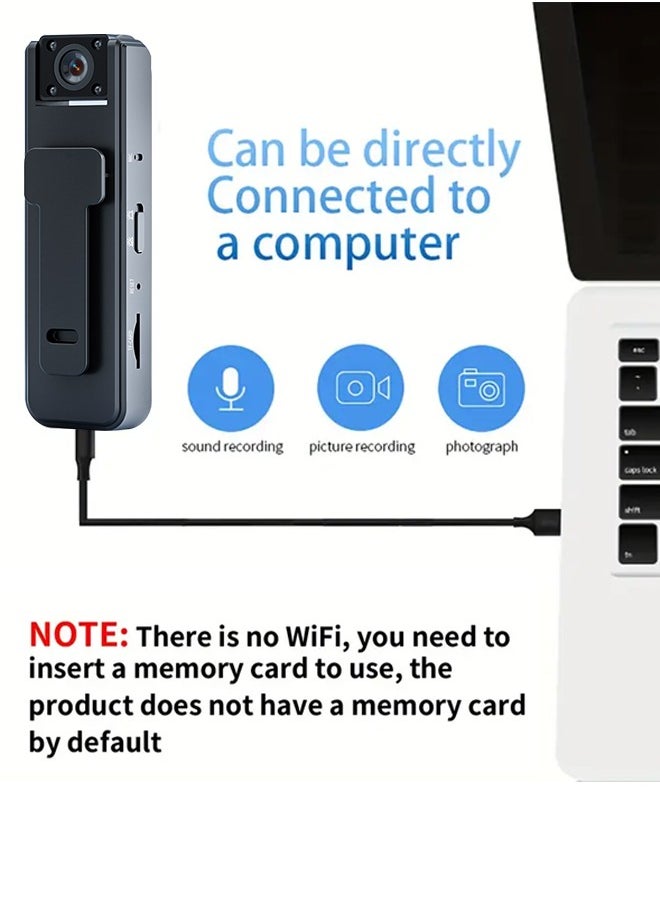 180° Rotatable Lens 1080P HD Camera with Night Vision Function Comes with 64GB SD Card