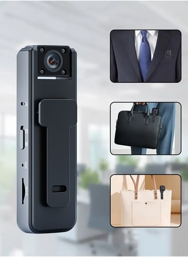 180° Rotatable Lens 1080P HD Camera with Night Vision Function Comes with 64GB SD Card