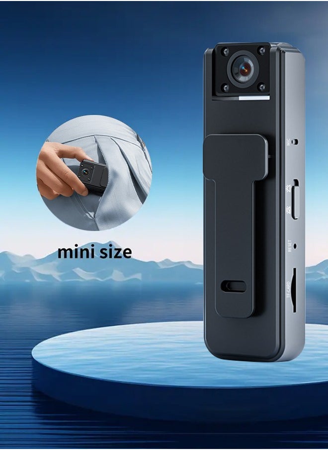 180° Rotatable Lens 1080P HD Camera with Night Vision Function Comes with 64GB SD Card