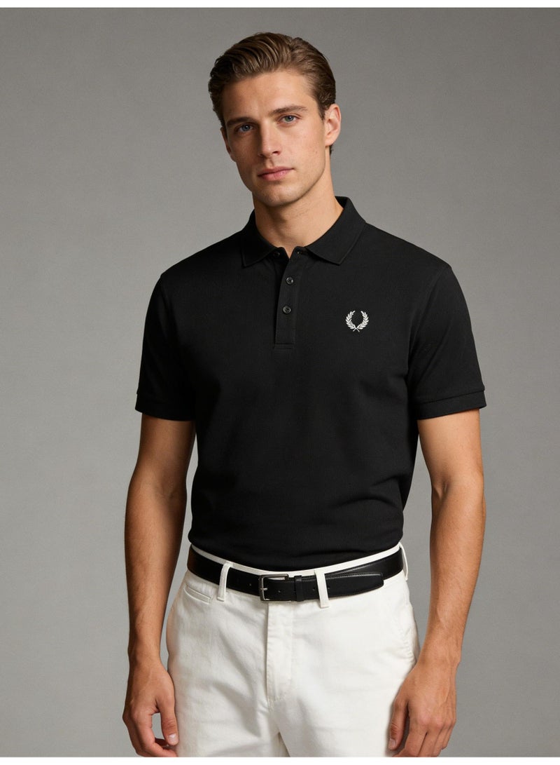 فريد بيري Fred Perry's double-pointed three-dimensional printed Polo shirt | Slim-fit men's Polo shirt, with classic modern style, creates eternal leisure fashion. - Image 4