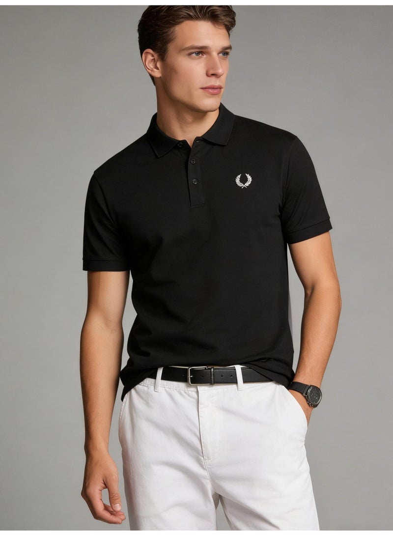 فريد بيري Fred Perry's double-pointed three-dimensional printed Polo shirt | Slim-fit men's Polo shirt, with classic modern style, creates eternal leisure fashion. - Image 5